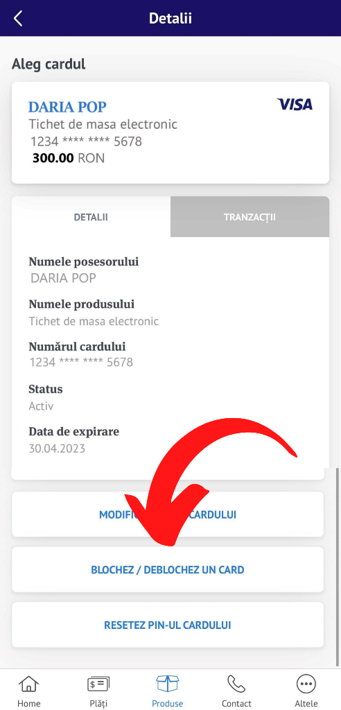 Imagine NeoBT - Cum imi pot bloca din #neoapp cardul - 7