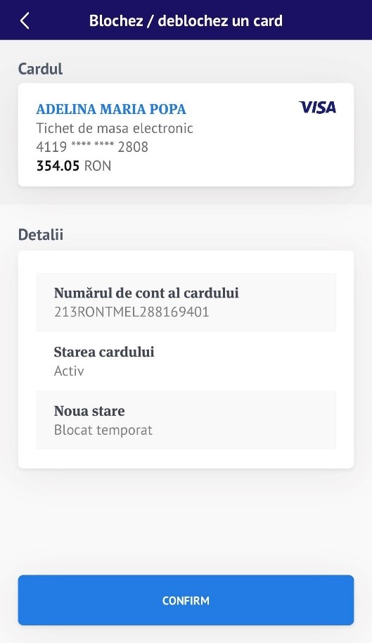 Imagine NeoBT - Cum imi pot bloca din #neoapp cardul - 9