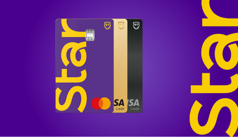 Star cards issued by BT have a new design