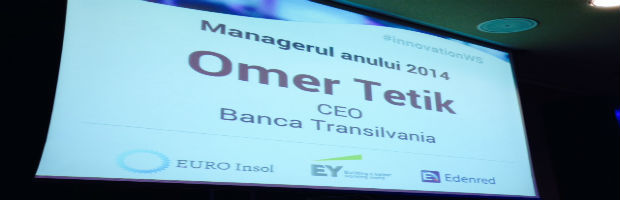 Omer Tetik, directorul general BT, „Managerul Anului 2014”