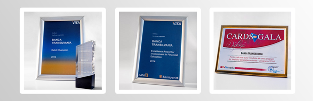 Banca Transilvania, 3 premii pentru activitatea in domeniul cardurilor