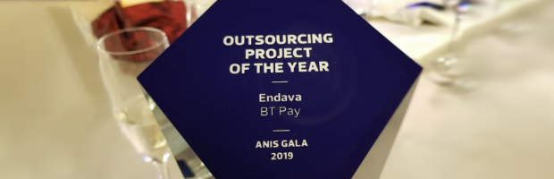 Premiul Software Outsourcing Project of the Year pentru aplicatia BT Pay