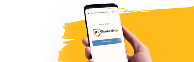 Banking prin telefon pentru antreprenori, prin BT Visual Help