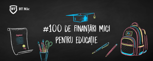 BT Mic a acordat 100 de finantari pentru educatie, cu impact pozitiv pentru peste 6.000 de copii