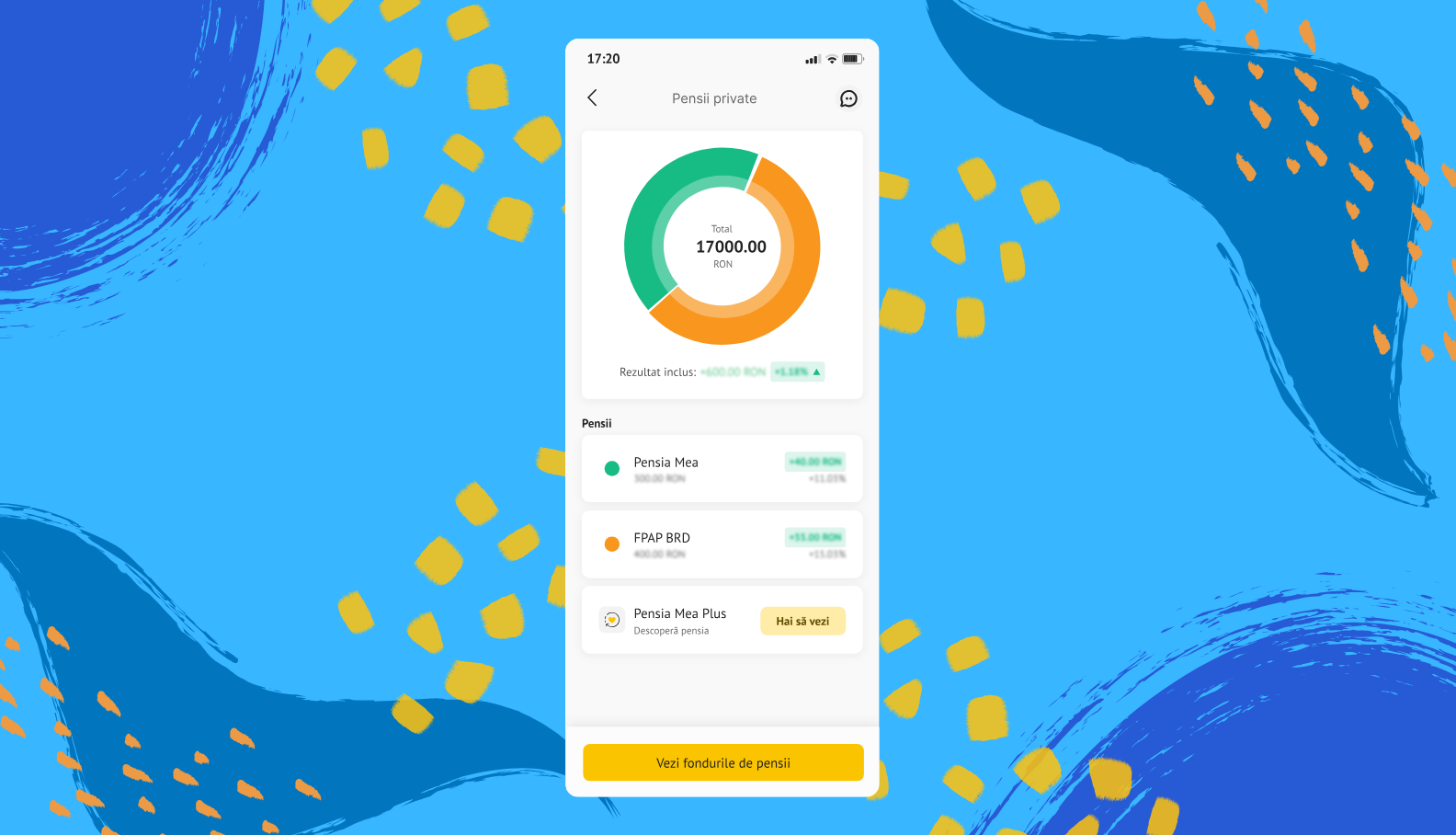 Clienții BRD Pensii, parte din Grupul Banca Transilvania, pot accesa în BT Pay informații despre economiile din fondul de pensii din Pilonul 2