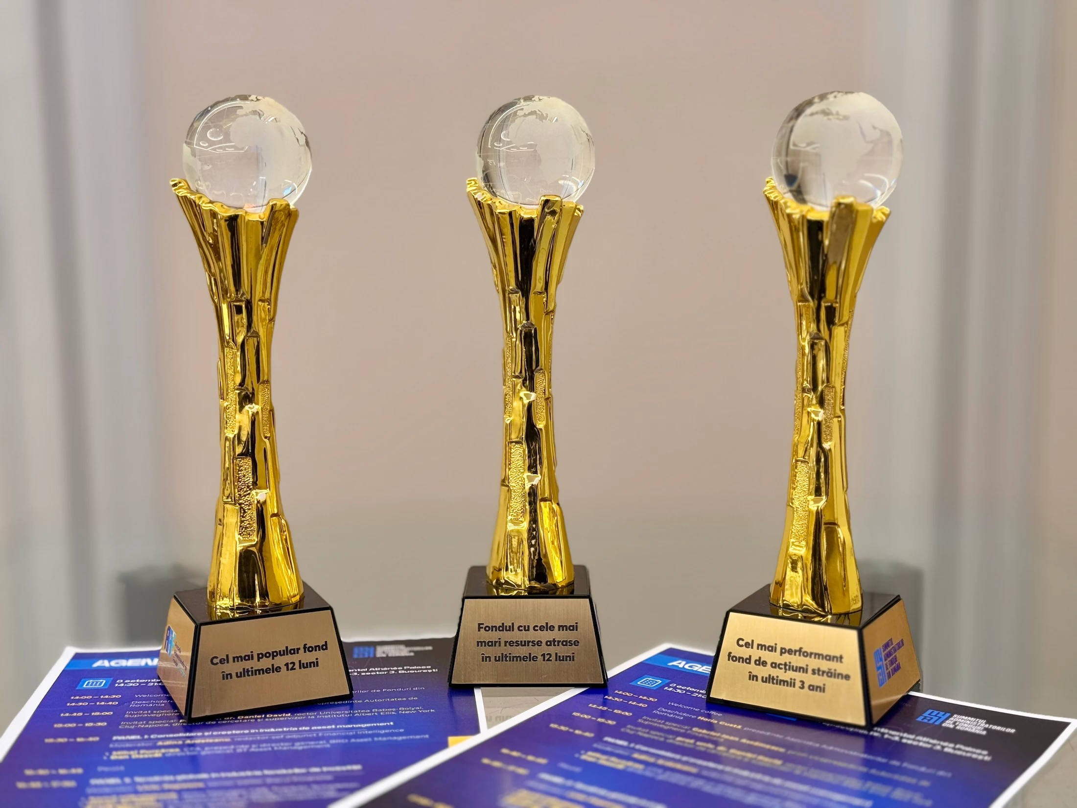 BT Asset Management, premiată de AAF pentru trei dintre fondurile administrate