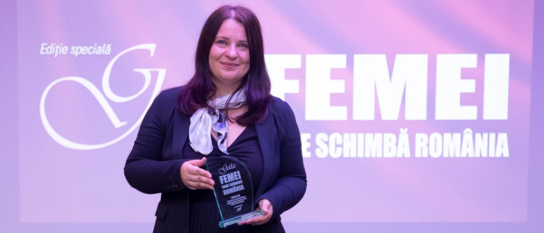 Oana Ilaș a primit premiul Femei care schimbă România