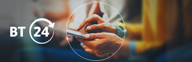 #InfograficBT:  Autentificare cu amprenta si accesarea mai multor conturi fara deconectare pe BT24 Mobile Banking