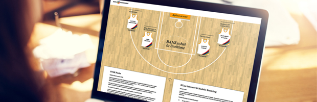 BANKschet, 2 zile de shopping bancar online pentru suporterii baschetului