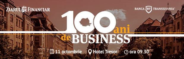 Evenimentul Romania, 100 de ani de Business, initiativa BT si a Ziarului Financiar, organizat pentru antreprenorii din Oradea