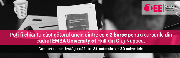 Doua burse, fiecare a cate 15.000 de euro, la EMBA University of Hull